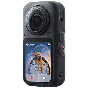 INSTA360(�C���X�^360) 360°�J���� Insta360 X6 �X�^���_�[�h�o���h�� �~�b�h�i�C�g�u���b�N CINSABXA-X601 �m4K�Ή� /�h���n CINSABXAX601 [�U���s��] [����s��]
