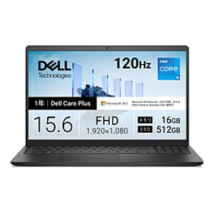 DELL(�f��) �m�[�g�p�\�R�� Dell 15(DC15250) �J�[�{���u���b�N ND55-GWM3BC �m15.6�^ /Windows11 Home /intel Core i5 /�������F16GB /SSD�F512GB /M365 (24����) or Office �I���\ /���{��ŃL�[�{�[�h /2026�N�H�~���f��