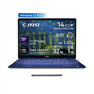 MSI(�G���G�X�A�C) �m�[�g�p�\�R�� Prestige-14-Flip-AI+Starry-Night-Over-the-Rhone-2710JP [intel Core Ultra X9] Starry Night Over the Rhone(���[�k��̐�����) PRESTIGE14FASNOR2710