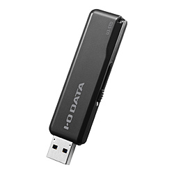 IO DATA(アイオーデータ) U3-STD32GR/K USBメモリ ブラック [32GB/USB3.1/USB TypeA/スライド式] U3STD32GRK