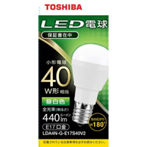 TOSHIBA() LEDd@E17@~jNvg`@Ή@S440lm@F@zpr[p180x@40W LDA4N-G-E17S40V2 LDA4NGE17S40V2