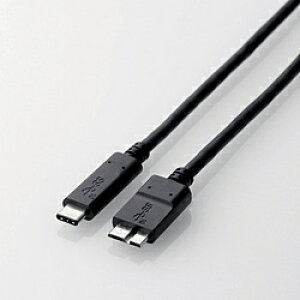 ELECOM(�G���R��) USB3.1�P�[�u�� Gen2 C-microB�^�C�v �F�ؕi USB3-CMB05NBK USB3CMB05NBK �y864�z