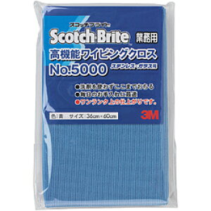 3Mジャパン 【業務用】3M 高機能ワイピングクロス NO.5000 青 360X600mm WC5000 BLU 36 WC5000BLU36
