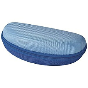 パール ファスナー式 メガネケース(ブルー×ライトブルー)HSC-15 BU/LBU HSC-15