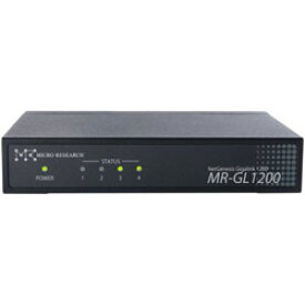 マイクロリサーチ NetGenesis GigaLink1200　ダイナミックDNS対応 ブロードバンドルーター[4ポート/ギガビットイーサネット対応] MR-GL1200 MRGL1200