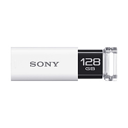 SONY ソニー USM128GU W USBメモリ ホワイト 128GB TypeA ノック式 訳あり品送料無料 USB3.0 ノ アウトレットセール 特集 USM128GUW USB