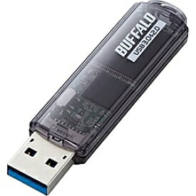 BUFFALO(バッファロー） RUF3-C64GA-BK USB3.0対応 USBメモリー スティックタイプ (64GB/ブラック) RUF3C64GABK 【ドラゴンクエスト?動作確認済み】 [振込不可] [代引不可]