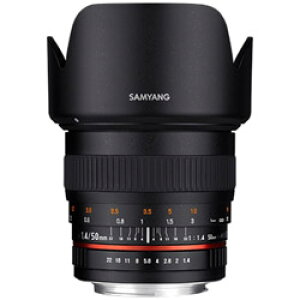 SAMYANG(�T������) 50mm F1.4 AS UMC �t���T�C�Y�Ή� [�j�R��F�}�E���g] �W�������Y(MF�����Y) [����s��]