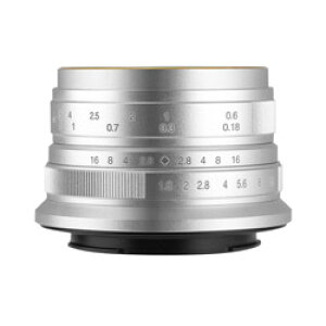 ���H�� 7artisans 25mm F1.8 25ES �V���o�[ [�\�j�[E�}�E���g(APS-C)] �L�p�����Y(MF�����Y) 25ES [����s��]