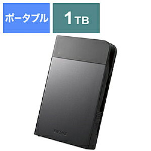 BUFFALO(obt@[jHD-PZF1.0U3-BKA USB3.1(Gen1)Ή ϏՌ|[^uHDD [1TBEubN] HDPZF1.0U3BKA [Us] [s]