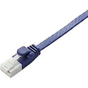 ELECOM(GR) LD-GFAT/BM05 JeS6AΉ c܂h~tbgLANP[u (0.5m/u[^bN) LDGFATBM05