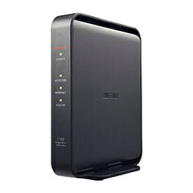 BUFFALO(バッファロー） 無線LANルーター AirStation WSR-1166DHPL2 ブラック Wi-Fiルーター 親機 866+300Mbps ［ac/n/a/g/b］ WSR1166DHPL2