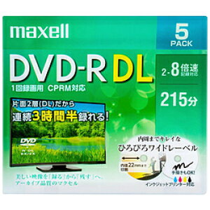 maxell DRD215WPE5S ^pDVD-R DL Ж2wzCgfBXNiCPRMΉj 2`8{ 5pbN DRD215WPE5S [Us]