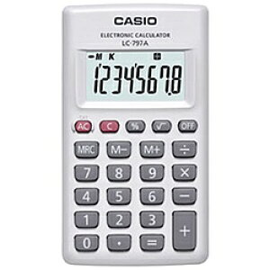 CASIO(�J�V�I) LC-797A�@�p�[�\�i���d��@�J�[�h�^�C�v�@8�� LC797AN