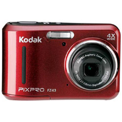Kodak コダック FZ43 定価の67％ＯＦＦ コンパクトデジタルカメラ 振込不可 最安値 レッド PIXPRO FZ43RD
