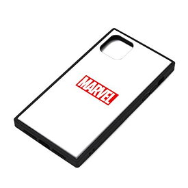 MARVEL マーベル スマートフォンケース ガラスハイブリッド ロゴ ホワイト iPhone 11 ケースタイプ PG-DGT19B10MVL PGA PG-DGT19B10MVL PGA