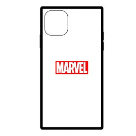 MARVEL マーベル スマートフォンケース ガラスハイブリッド ロゴ ホワイト iPhone 11 Pro Max ケースタイプ PG-DGT19C10MVL PGA PG-DGT19C10MVL PGA