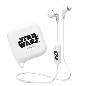 STAR WARS スター・ウォーズ Bluetooth 4.1搭載 ワイヤレスステレオイヤホン シリコンポーチ付き ロゴ ホワイト PG-BTE1SD08SW PGA PG-BTE1SD08SW PGA