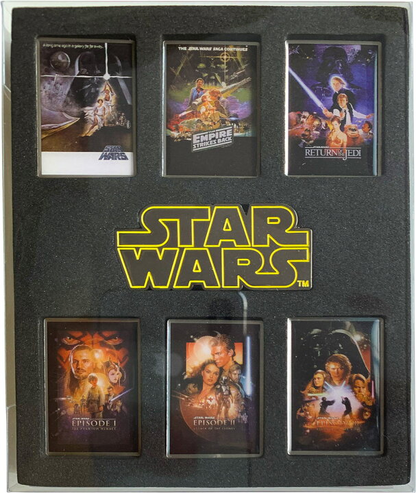 楽天市場】STAR WARS スター・ウォーズ サーガ ピンバッジセットA 6