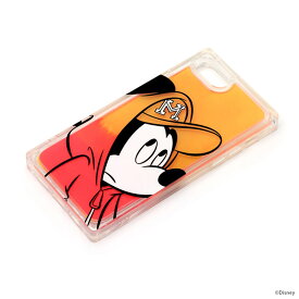 ディズニー iPhone SE 2020 第2世代 8 7 6s 6 ネオンサンドケース ミッキーマウス PG-DLQ20M10MKY