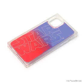 STAR WARS スター・ウォーズ スマートフォンケース ネオンサンド ロゴ ブルー&レッド iPhone 11 ケースタイプ PG-DLQ19B14SW PGA PG-DLQ19B14SW PGA