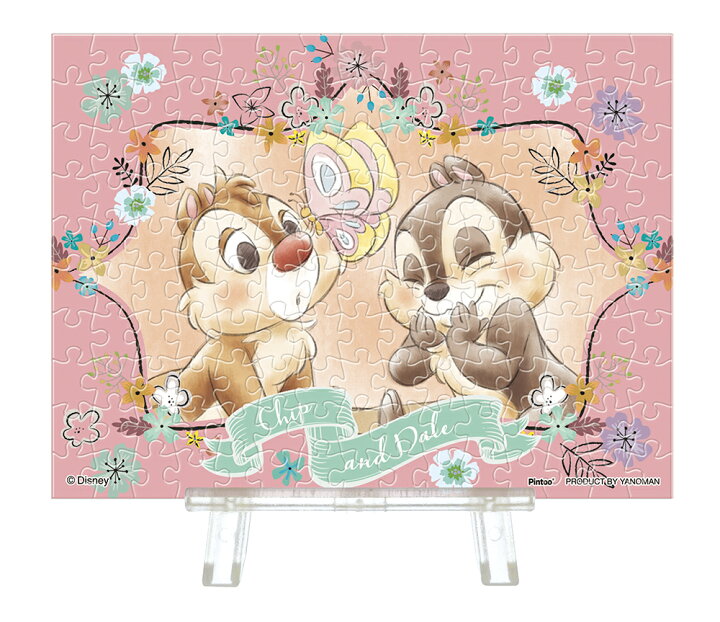 楽天市場 ディズニー チップ デール イタズラちょうちょ プチパリエクリア ジグソーパズル アニメ キャラクター 150ピース 7 6 10 2cm ミッキー フレンズ チップとデール ミニパズル 2308 08 やのまん Dtimes Store