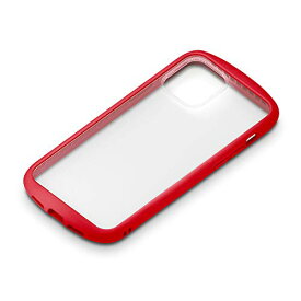 スマートフォンケース ガラスタフ ラウンドタイプ レッド iPhone 12 iPhone 12 Pro ケースタイプ PG-20GGT02RD PGA PG-20GGT02RD PGA