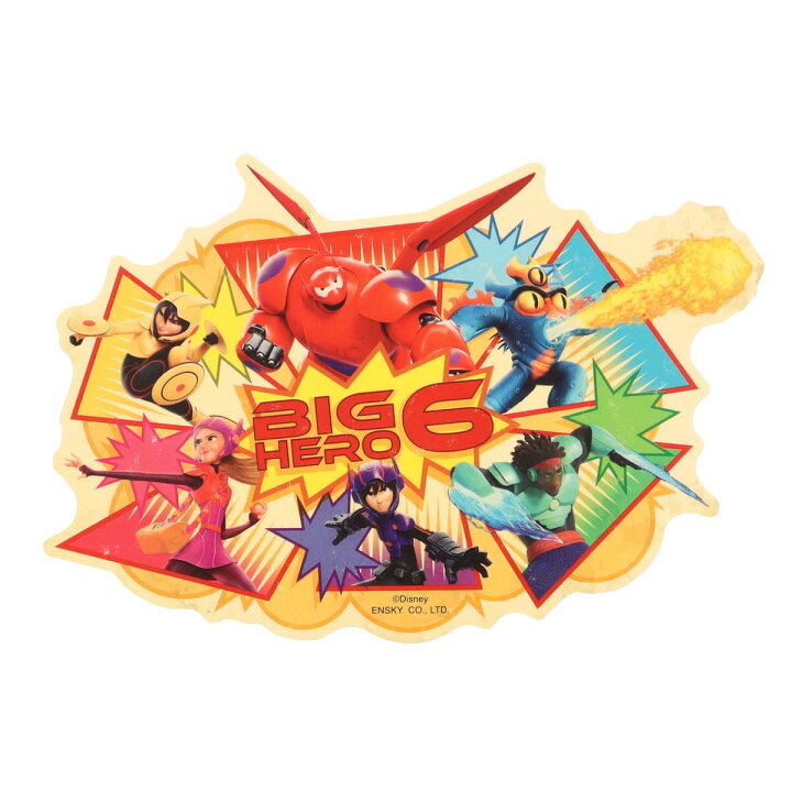 楽天市場 ディズニー トラベルステッカー 4 ビッグ ヒーロー シックス Big Hero 6 全員集合 ベイマックス エンスカイ Dtimes Store