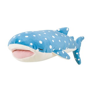 ねむねむアニマルズ かむかむズ ボルスター 抱きまくら ヨガ クッション じんべえザメのじんべえさん 68842-62 りぶはあと