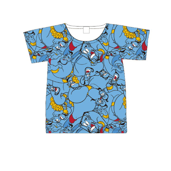 楽天市場 ディズニー ぎっしり 総柄 Tシャツ 110 ジーニー アラジン Awds7261 スモール プラネット Dtimes Store
