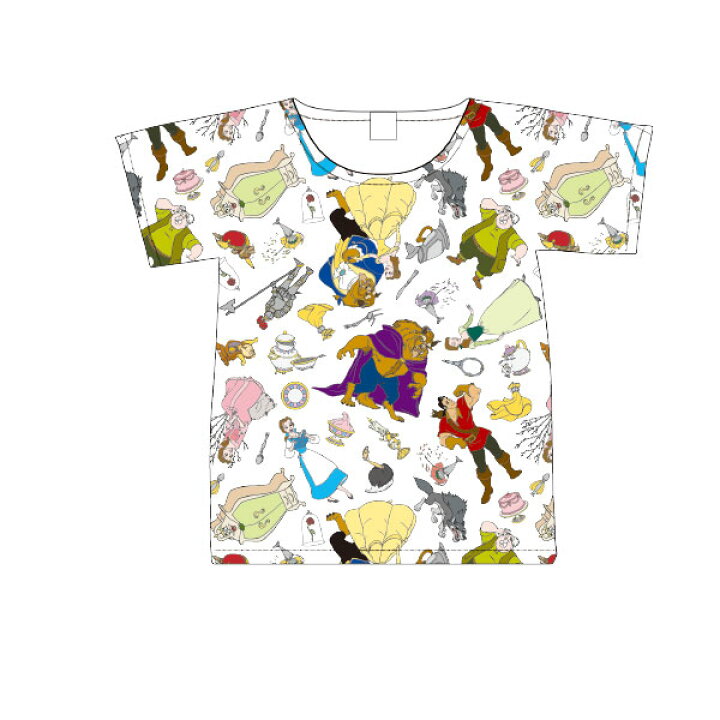 楽天市場 ディズニー ディズニー 美女と野獣 オールスター 総柄 Tシャツ 130 Awds7277 スモール プラネット 美女と野獣 ベル Awds7277 スモール プラネット Dtimes Store