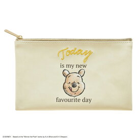ディズニー 『くまのプーさん』 フラットペンケース 筆箱 ブルー 青 くまのプーさん ダイゴー N1719 N1719