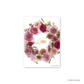 日比谷花壇 ポストカード ピンクのバラ 薔薇 N7719 ダイゴー