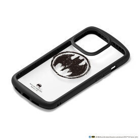 DC iPhone 13用 スマートフォンケース ガラスタフ iPhone 13 ケースタイプ バットマン PG-WGT21K02BAT PGA PG-WGT21K02BAT PGA