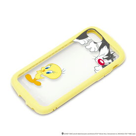 2022年 iPhone SE3 4.7inch スマートフォンケース ガラスタフケース(ワーナーブラザース) ルーニー・テューンズ/イエロー ケースタイプ PG-WGT22M03LNT PGA PG-WGT22M03LNT PGA