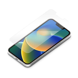 iPhone 14 液晶保護ガラス ガイドフレームなし ブルーライト低減 PG-22KGL08BL PG-22KGL08BL PGA