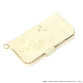 iPhone 14 スマートフォンケース オールPUレザーフリップカバー Disney くまのプーさん PG-DFP22K04POO PG-DFP22K04POO PGA