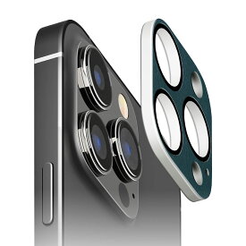 iPhone15 Pro / iPhone15 Pro Max カメラフルプロテクター PVCレザー ブルー PG-23BCLG19BL PGA