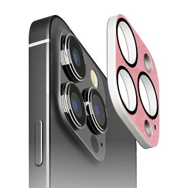 iPhone15 Pro / iPhone15 Pro Max カメラフルプロテクター PVCレザー ダスティピンク PG-23BCLG21PK PGA