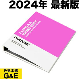 市場の日pt2倍【あす楽】PANTONE パントン パステル&ネオン チップス コート紙&上質紙 GB1504C 2024年版 蛍光色 カラーチップ パントーン 色見本帳 カラーガイド 新色 色指定 標準色