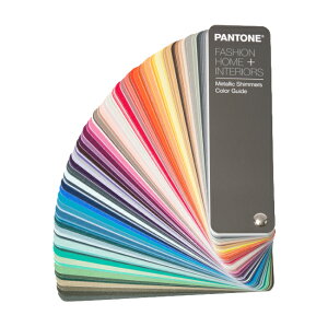 PANTONE パントン メタリック シマーズ カラーガイド FHIP310N PANTONE METALLIC SHIMMERS COLOR GUIDE 色見本帳 カラー見本 カラーチャート 色番号 標準色 新色 色指定 短冊