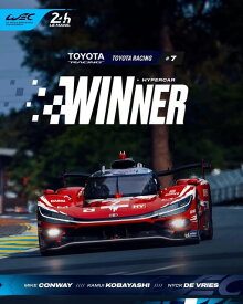 Spark 1/18 ミニカー レジン プロポーションモデル 2026年ルマン24時間 優勝モデル トヨタ Toyota TR010 Hybrid LeMans Winner 2026 Kobayashi/Conway/de Vries