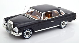 Norev 1/18 ミニカー ダイキャストモデル 1969年モデル メルセデスベンツ マイバッハ MERCEDES BENZ - S-CLASS 250SE COUPE (W111) 1969 ブラック