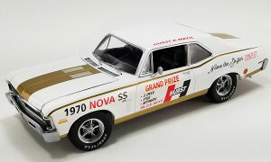 GMP 1/18 ミニカー ダイキャストモデル 1970年モデル シボレー CHEVROLET NOVA SS - 54TH INTERNATIONAL 500 MILE SWEEPSTAKES - HURST PERFORMANCE - GRAND PRIZE CAR 1970