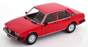 Mitica 1/18 ~jJ[ _CLXgf 1/18 ~jJ[ _CLXgf 1978Nf At@I ALFA ROMEO - ALFETTA BERLINA 2000L 1978 - CERCHI MILLERIGHE WHEELS - ROSSO ALFA (Color Code 501) bh