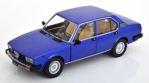 Mitica 1/18 ~jJ[ _CLXgf 1/18 ~jJ[ _CLXgf 1978Nf At@I Alfa Romeo ALFETTA BERLINA 2000L 1978 CERCHI MILLERIGHE WHEELS - BLUE PERVINCA MET (Color Code 349) u[
