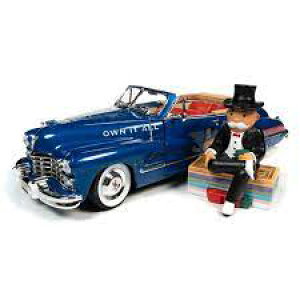 Autoworld 1/18 ~jJ[ _CLXgf 1947Nf LfBbN Monopoly 1947 Cadillac Convertible with Resin Figure tBM[t