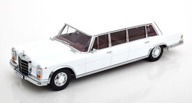 KK Scale 1/18 ミニカー ダイキャストモデル 1964年モデル メルセデスベンツ MERCEDES BENZ - S-CLASS 600 LWB (Long Wheelbase) PULLMAN (W100) 1964 ホワイト