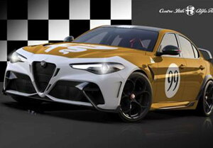 BBR 1/18 ~jJ[ W v|[Vf At@I 2021Nf Alfa Romeo Giulia GTAm Ocra VR347 Yellow CG[