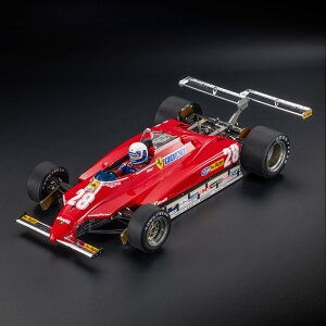 GP Replicas 1/12 ~jJ[ W v|[Vf 1982NOr[`GP tF[ FERRARI - F1 126C2 TWIN REAR SPOILER No. 28 LONG BEACH USA OVEST GP (with pilot figure hCo[tBM[t) 1982 DIDIER PIRO